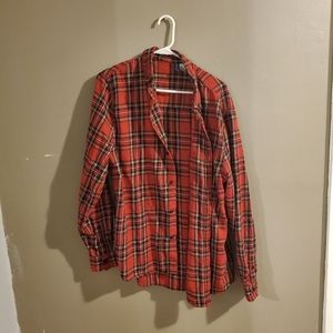 H&M Division Plaid Flannel